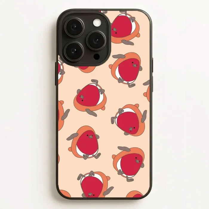 Christmas Robin Plush Pattern Phone Case