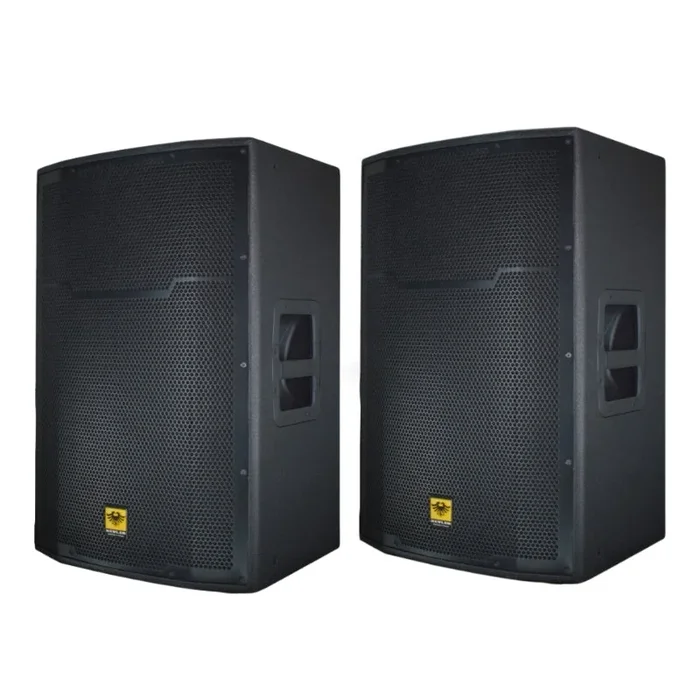 [CLEARANCE] KEVLER PRX-815D 15″ 500W 2-Way Full Range Active Speaker System (PAIR) with Built-In Class D Amplifier, 5 Preset DSP Modes, SpeakOn Terminals and Tuner Knobs for Events and Gatherings