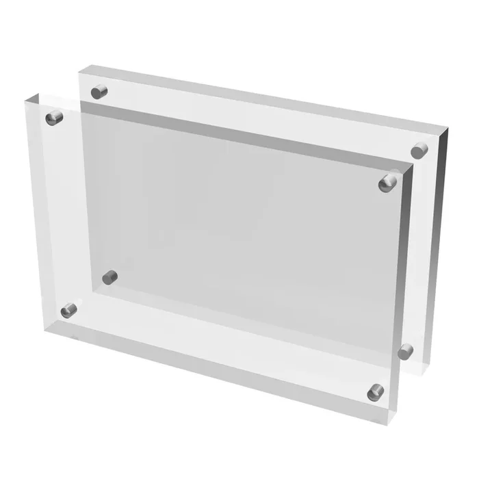 [CLEARANCE] Pikxi A4 Clear Acrylic Magnetic Photo Frame 8.3×11.7 Inch, Double-Sided Picture Frame