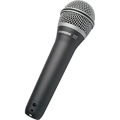 [CLEARANCE] Samson Q7VP / Q7 Professiol Dymic Supercardioid Handheld Microphone Bundle Set Kit with Folding Tripod Base and Mic Clip for Audio Vocal and Instrument Recording, Studio, Live Performance, Karaoke, Concerts, Rehearsals