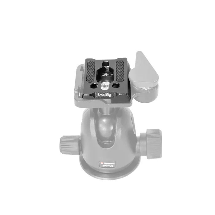 [CLEARANCE] SmallRig 200PL Type QR Quick Release Plate with 1/4”-20 Threaded Screw & Hex Spanner, Built-in Rubber Pads for Select Cages and Manfrotto RC2 System Tripod Head 2902