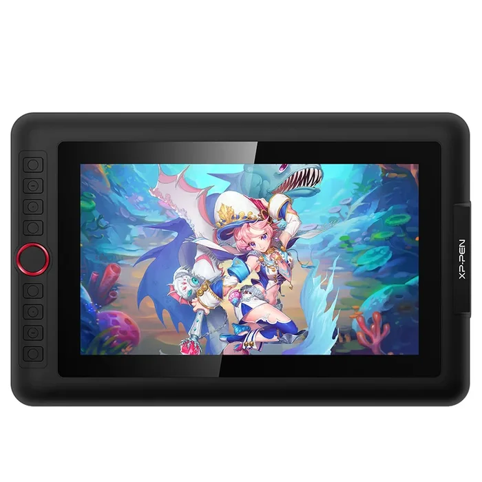 [CLEARANCE] XP-Pen Artist 12 Pro USB Type-C 11.6 Inches 1080p Digital Monitor Drawing Display with 60 Degrees Tilt Support, Red Dial 8 Customizable Shortcut Keys with 8192 Levels Pressure Sensitive Battery-Free Stylus for Digital Arts