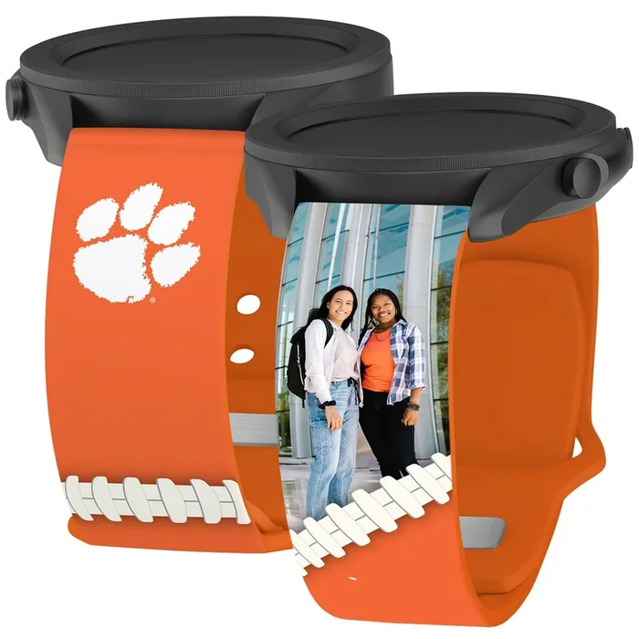 Clemson Tigers Custom Photo HD Watchband for Samsung, Garmin, Fossil, and More