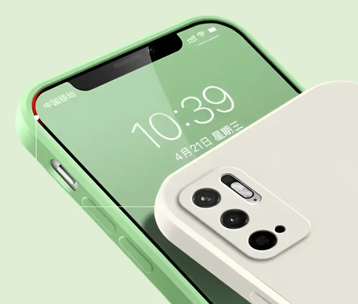 Colored Soft Feel Phone Case for Poco M2 M3 M4 Pro