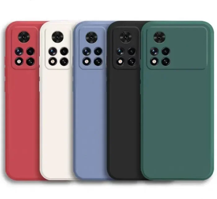 Colored Soft Feel Phone Case For Poco X5, F5