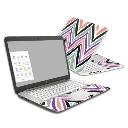 Colorful Chevron Chromebook 14 (2014) Skin