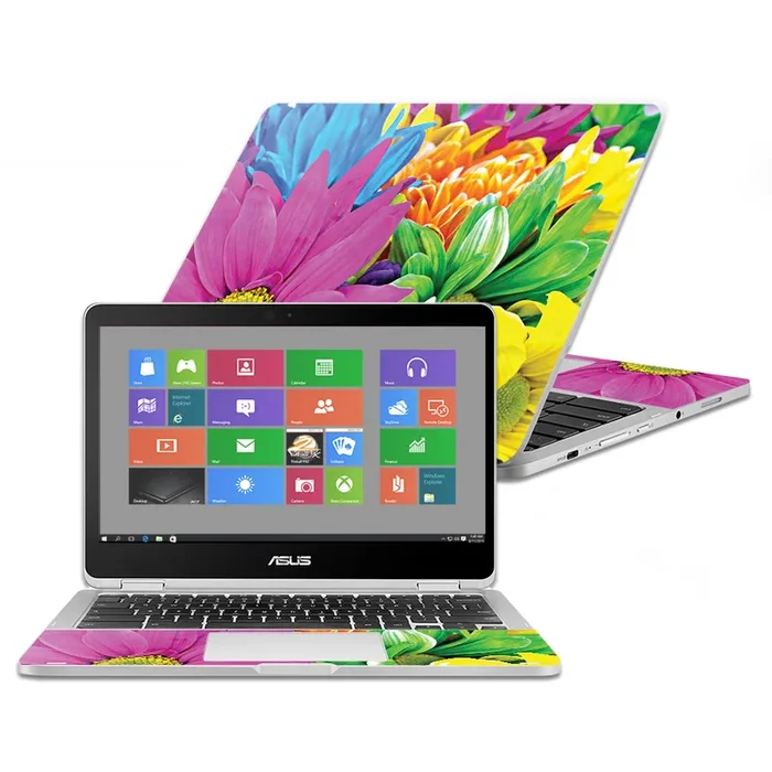 Colorful Flowers Chromebook Flip C302CA 12.5″ (2016) Skin