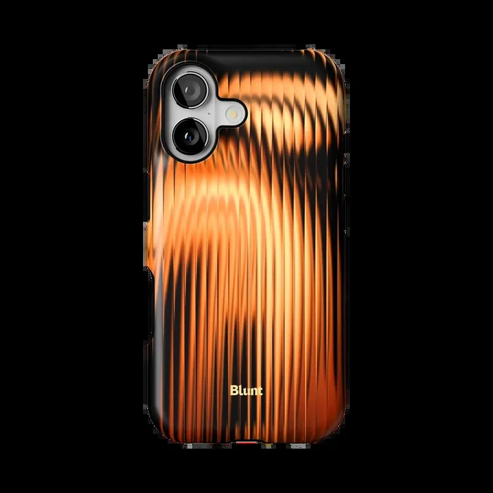 Copper Ripple iPhone Case