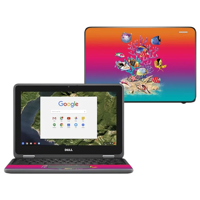 Coral Garden Chromebook 11″ 3180 Skin