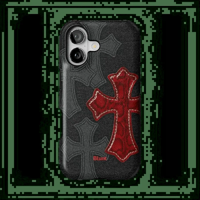Crimson Cross iPhone Case