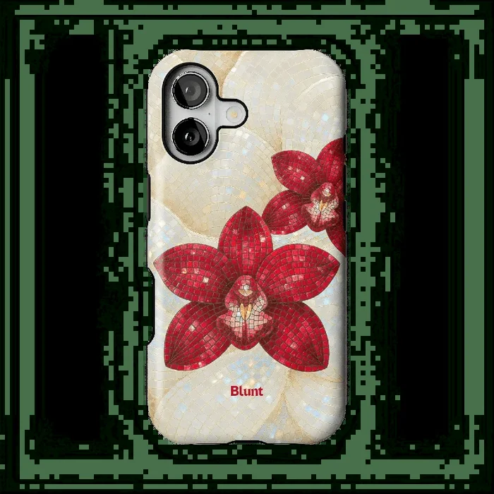 Crimson Orchid iPhone Case