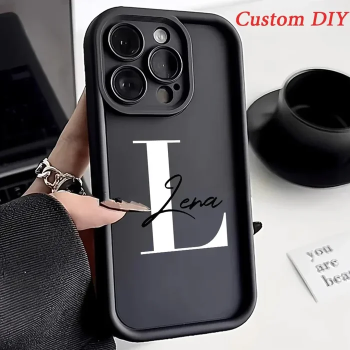 Custom Silicone Personalised Customized Name Cover Phone Case