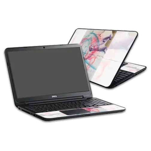 Damaged Horses Inspiron 17 3721 Laptop 17″ Skin