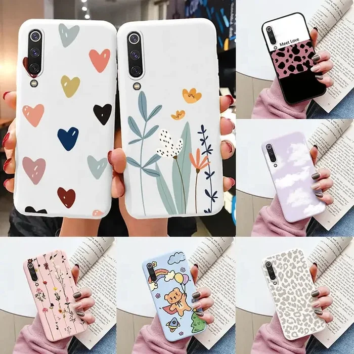Delightful Heart Design Phone Cases for Xiaomi Mi A3 Lite Cover