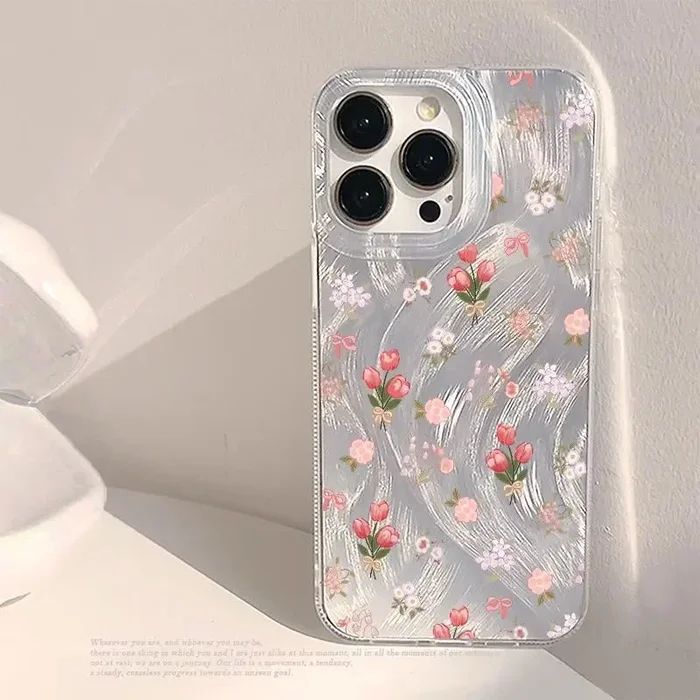 Fashionable Little Flowers Pattern Phone Case