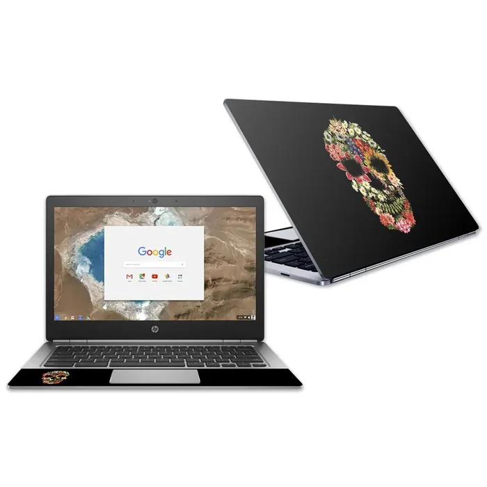 Floral Skull Chromebook G1 13.3″ (2018) Skin