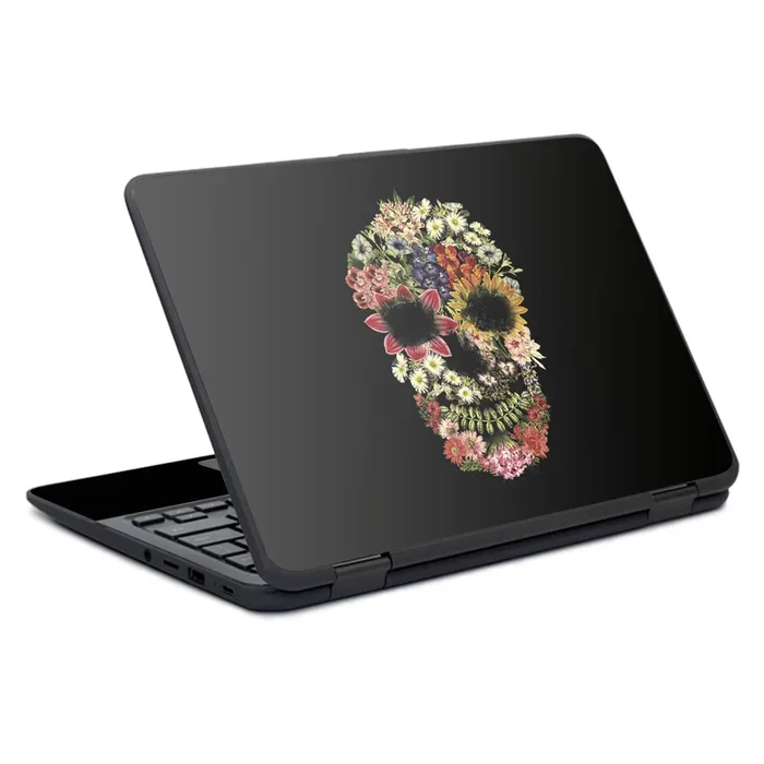 Floral Skull Chromebook x360 11″ G11 (2017) Skin