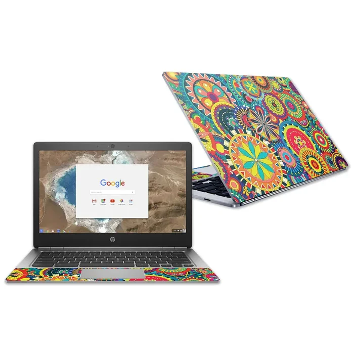 Flower Wheels Chromebook G1 13.3″ (2018) Skin