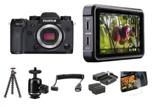FUJIFILM X-H1 Mirrorless Digital Camera with Ninja V Kit