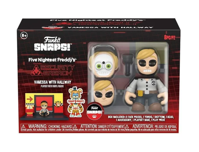 Funko Snap Playset! Games: Five Nights at Freddy’s – Hallway Add-on with Vanessa