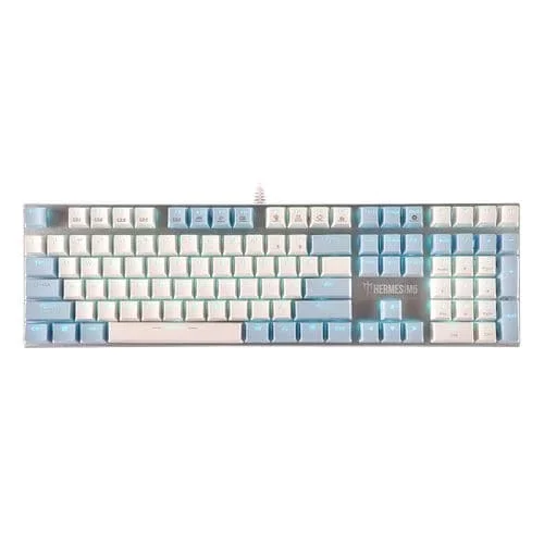 GAMDIAS Hermes M5 Full Size Mechanical Wired Gaming Keyboard ( Black ) ( Blue Clicky Switch )