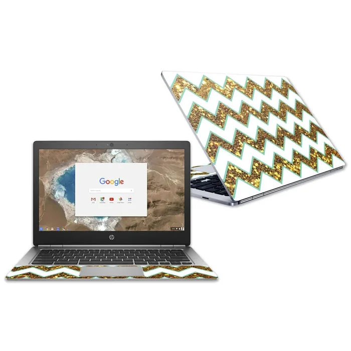 Glitzy Chevron Chromebook G1 13.3″ (2018) Skin