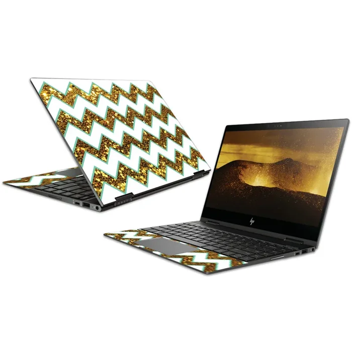Glitzy Chevron Envy x360 Convertible 13″ (2018) Skin