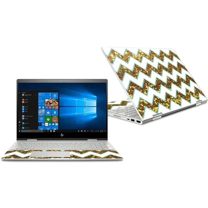 Glitzy Chevron Envy x360 Convertible 15″ (2018) Skin