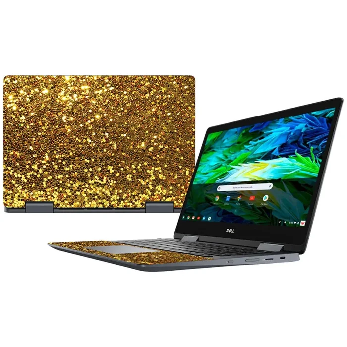 Gold Dazzle Inspiron Chromebook 14″ (2018) Skin