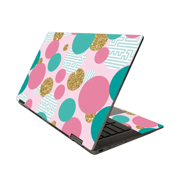 Golden Bubbles Chromebook x360 14″ (2020) Skin
