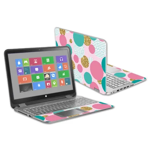 Golden Bubbles Envy x360 15.6″ (2014) Skin