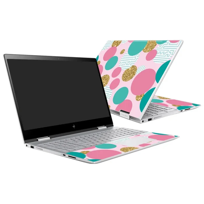 Golden Bubbles Envy x360 15″ (2017) Skin