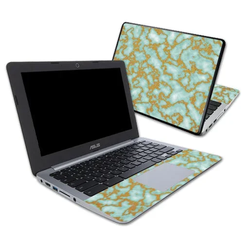 Golden Jade Chromebook 11.6″ Skin