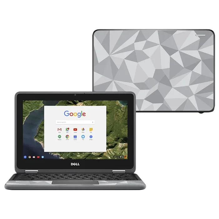 Gray Polygon Chromebook 11″ 3180 Skin