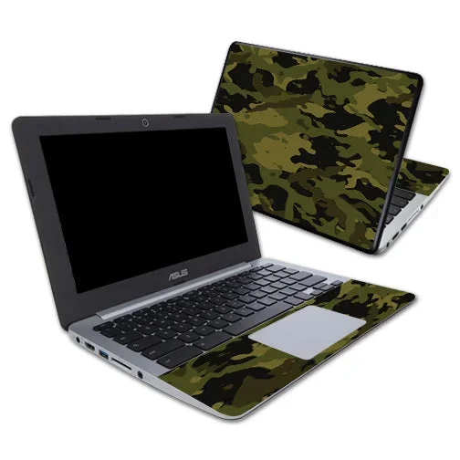 Green Camouflage Chromebook 11.6″ Skin