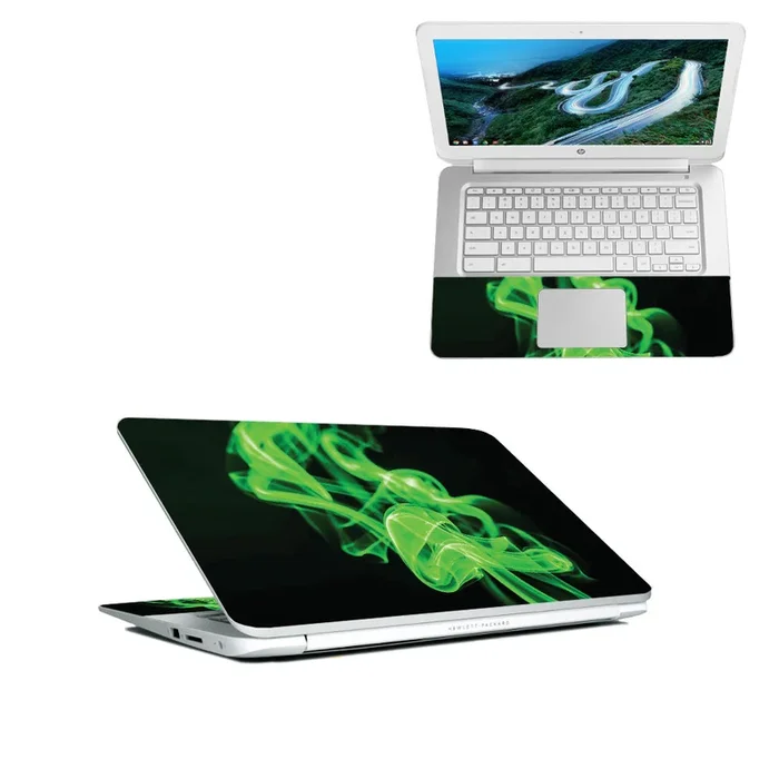 Green Flames Chromebook 14″ (2018) Skin