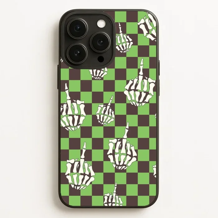 Green Middle Finger Phone Case