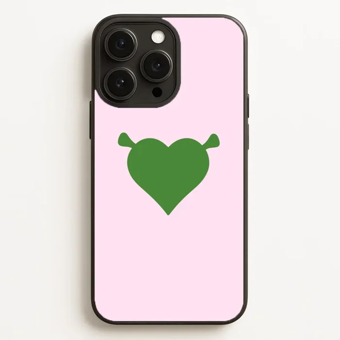 Green Ogre Heart Phone Case