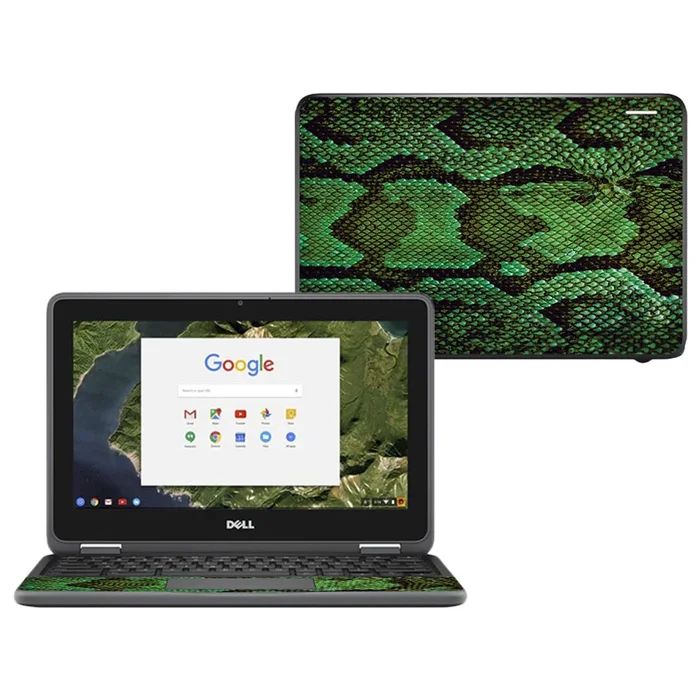 Green Serpent Chromebook 11″ 3180 Skin