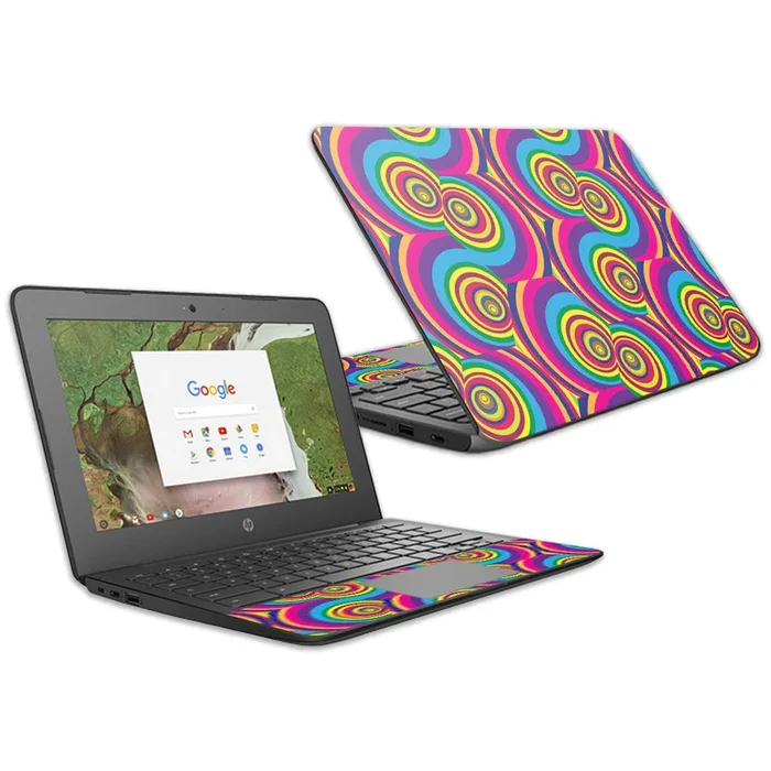 Groovy 60s Chromebook G6 11.6″ (2018) Skin