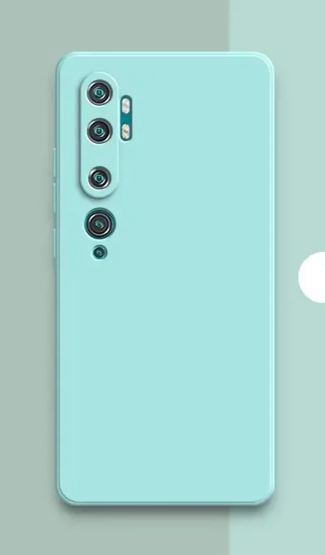 Hochwertige Silikon-Handyhülle für Xiaomi Mi Note 10 Pro, stoßfeste Schutzhülle