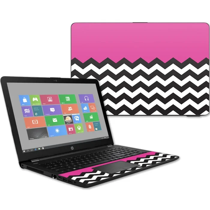 Hot Pink Chevron 15t Laptop 15.6″ (2017) Skin