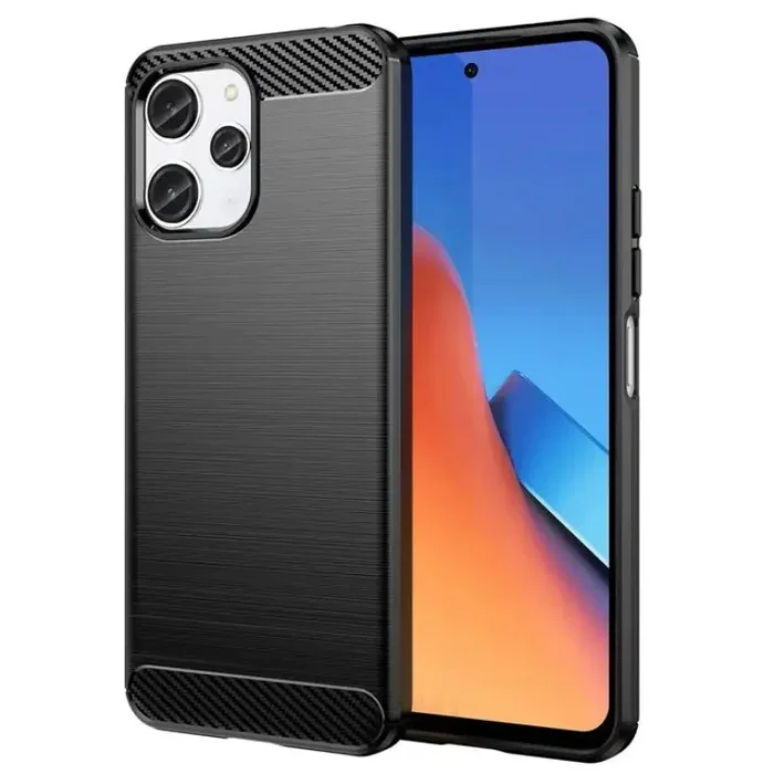 Ultra Thin Shockproof Carbon Fiber Style Phone Covers For Redmi 9 10 11 12 A C S T Pro Cases