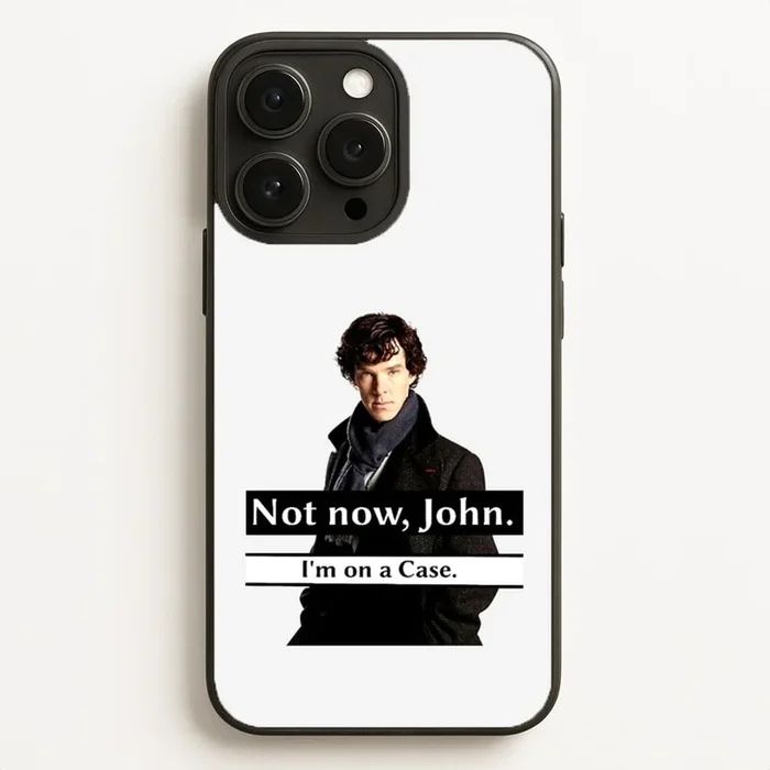 I’m on a Case Holmes Pun Phone Case