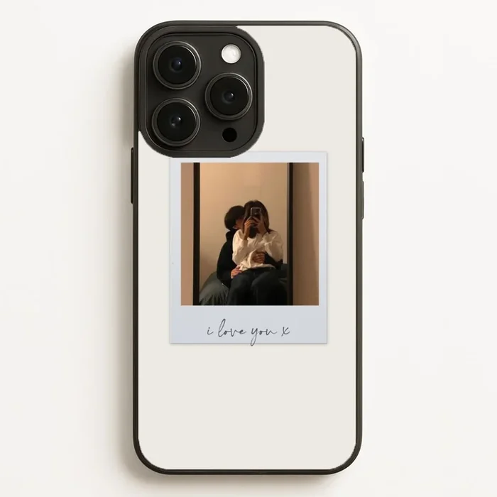 I Love You Polaroid – Personalised Couples Phone Case