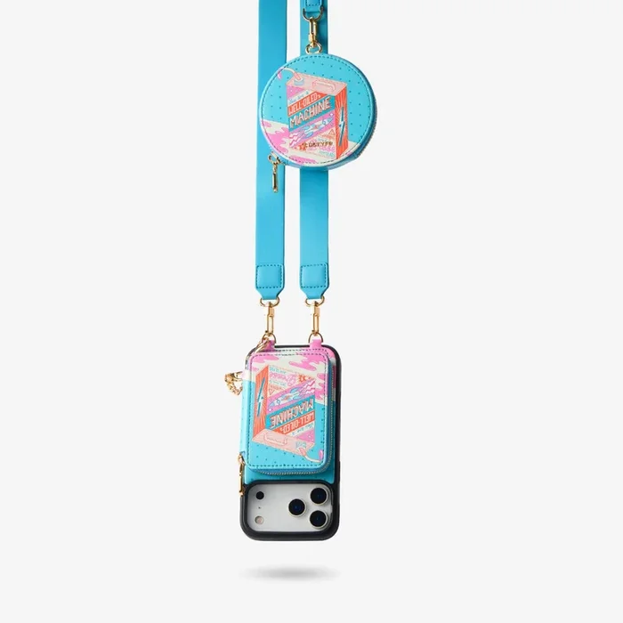 Jacqueline – テイスティテーマ iPhone クロスボディケース（カードホルダー＆ポーチ付き）