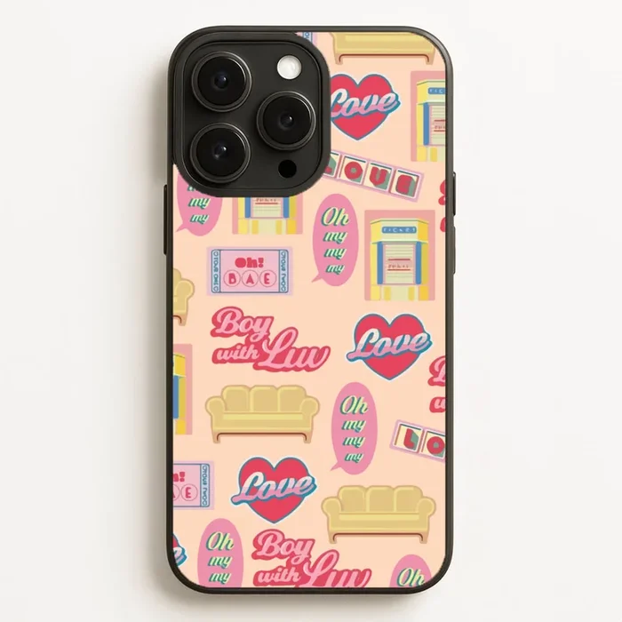 K-Pop Band Icon Pattern Phone Case