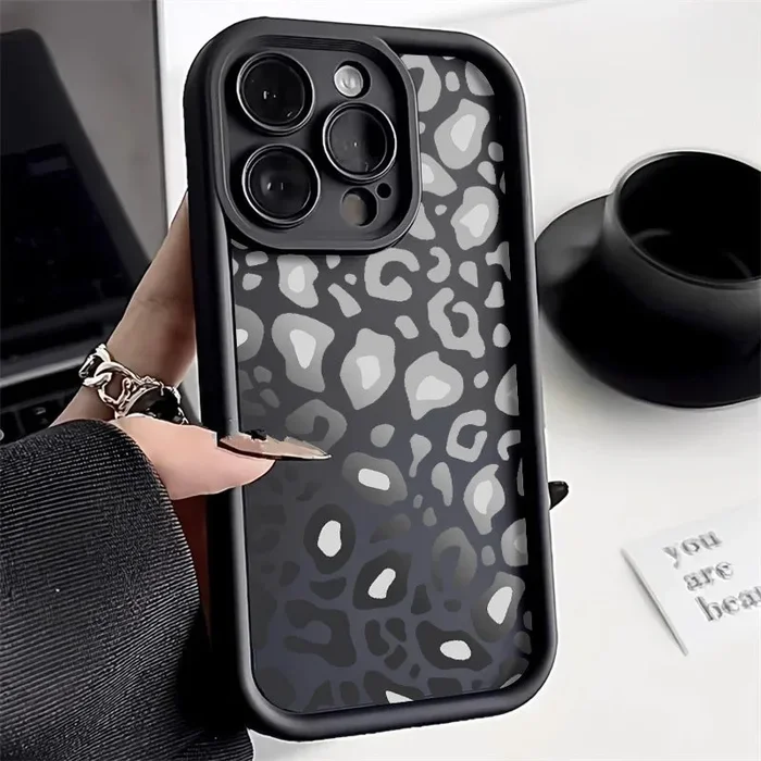 Leopard Print Silicone Phone Case