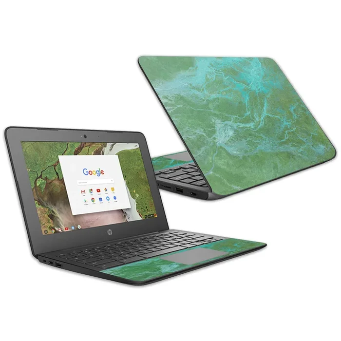 Lime Marble Chromebook G6 11.6″ (2018) Skin