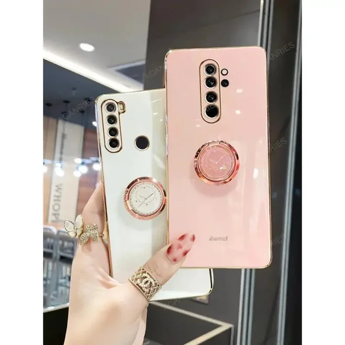 Luxury Phone Case with Ring Holder Stand For Redmi Note 8 Pro
